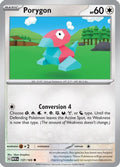 Porygon 137  - Reverse Holofoil SV Scarlet & Violet 151 - Common