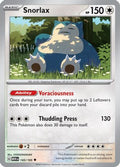 Snorlax 143  SV Scarlet & Violet 151 - Uncommon