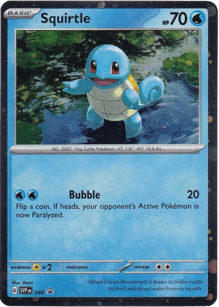 Squirtle 048  - Holofoil SV Scarlet & Violet Promo Cards - Promo