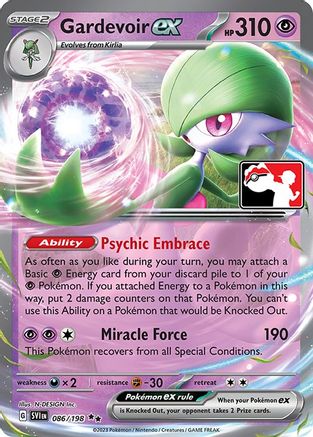 Gardevoir ex 086/198  - Holofoil Prize Pack Series Cards - Ultra Rare