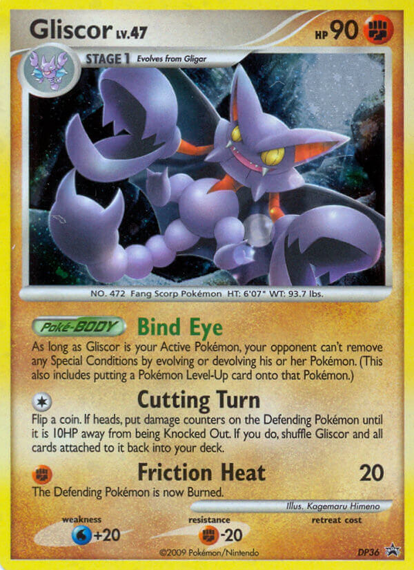 Gliscor DP36  - Holofoil Diamond and Pearl Promos - Promo