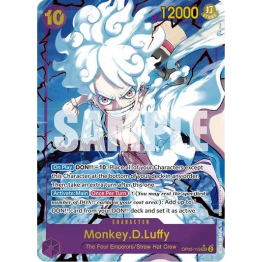 Monkey.D.Luffy (OP05-119) (Alternate Art) (OP05-119) - Premium Booster -The Best- Foil