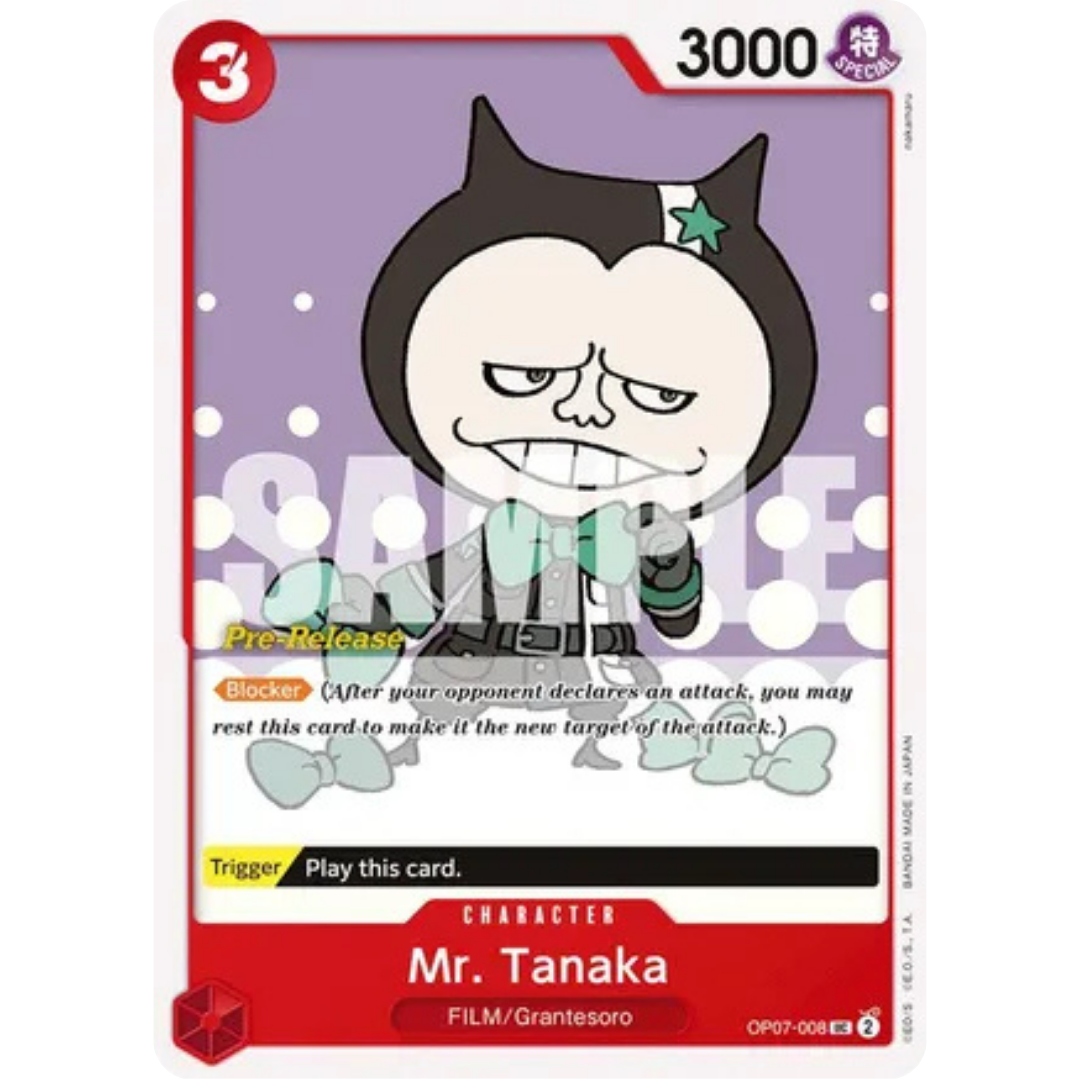 Mr. Tanaka (OP07-008) - 500 Years in the Future Pre-Release Cards