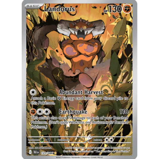 Landorus 131/086  - Holofoil SV Black Bolt - Illustration Rare