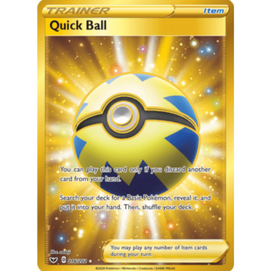 Quick Ball (216/202) [Sword & Shield: Base Set]