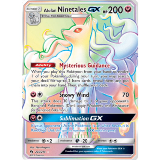 Alolan Ninetales GX (225/214) [Sun & Moon: Lost Thunder]