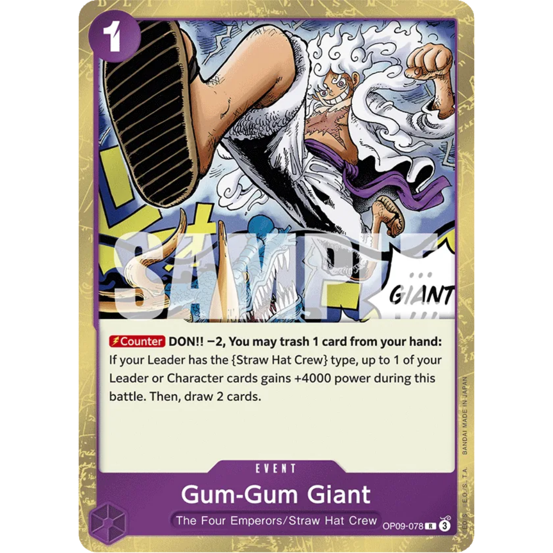 Gum-Gum Giant (OP09-078) - Emperors in the New World Foil