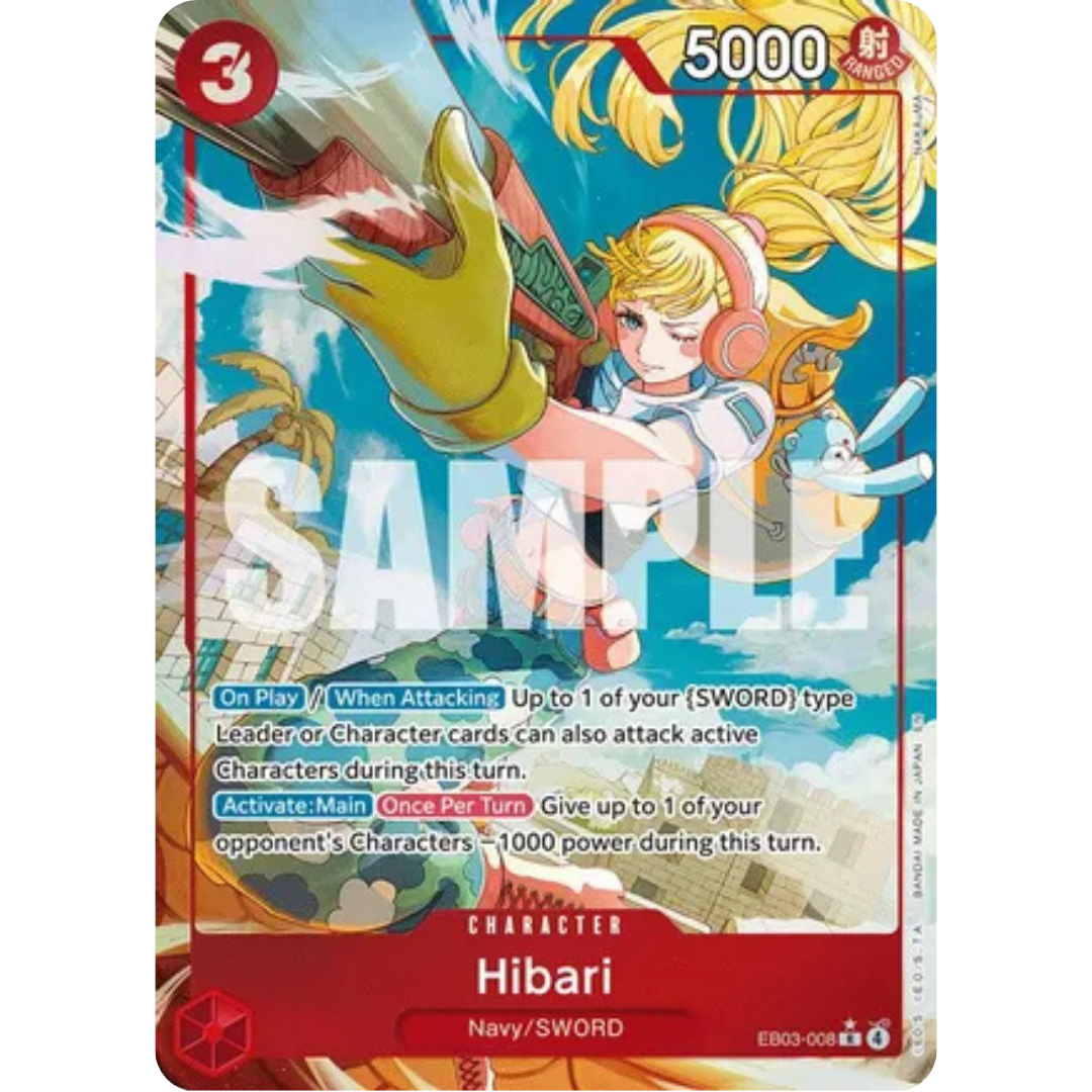 Hibari (Alternate Art) (EB03-008) - Extra Booster: One Piece Heroines Edition Foil
