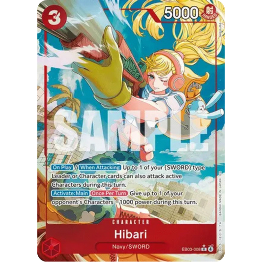Hibari (Alternate Art) (EB03-008) - Extra Booster: One Piece Heroines Edition Foil