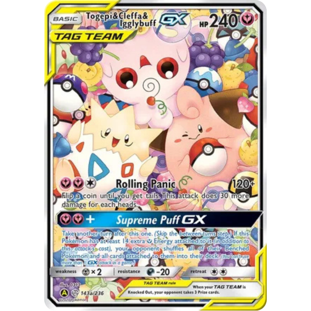Togepi & Cleffa & Igglybuff GX 143a/236  - Holofoil Alternate Art Promos - Promo