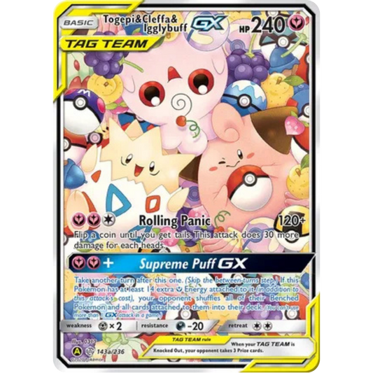 Togepi & Cleffa & Igglybuff GX 143a/236  - Holofoil Alternate Art Promos - Promo