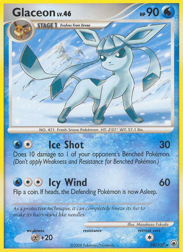 Glaceon (20)  Majestic Dawn - Rare