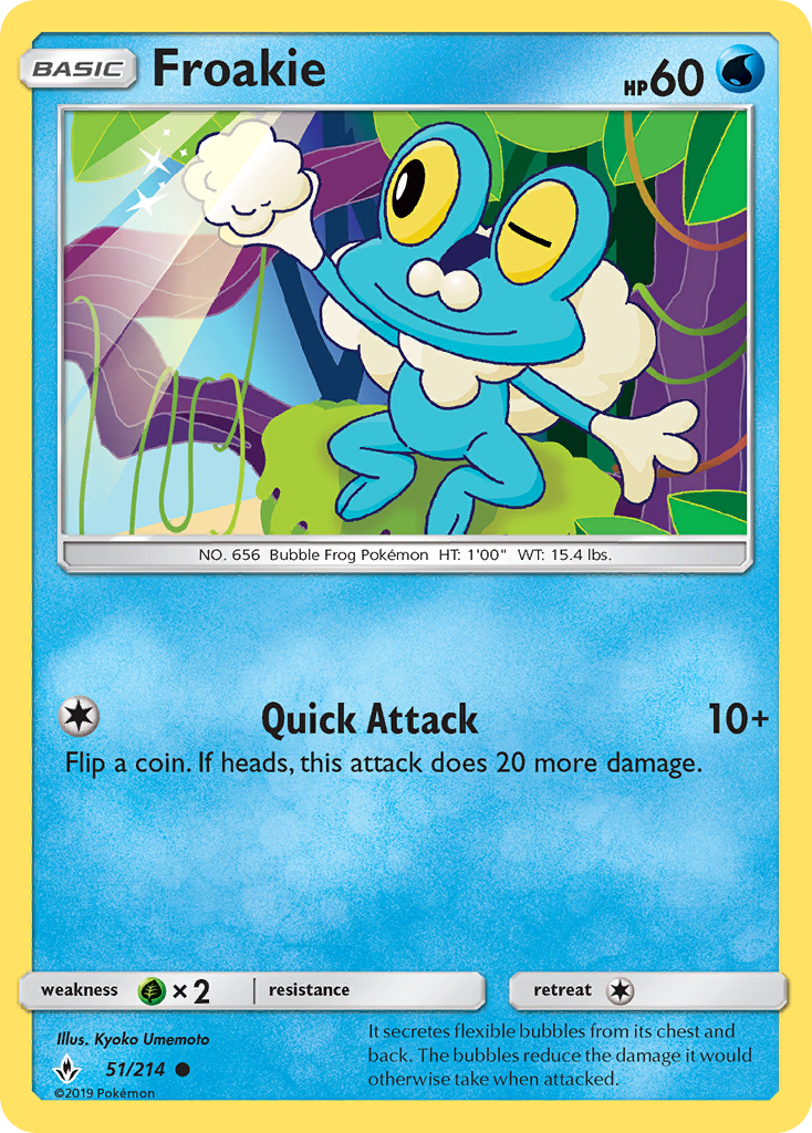 Froakie 051  SM  Unbroken Bonds - Common