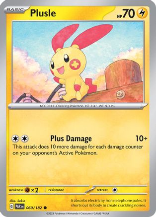 Plusle 060/182  SV04 Paradox Rift - Common