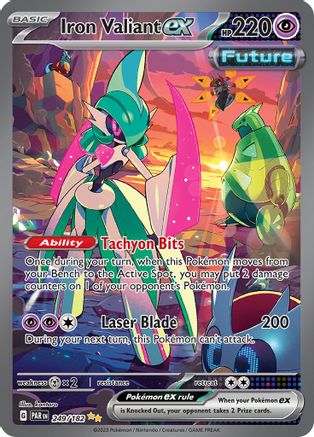 Iron Valiant ex 249/182  - Holofoil SV04 Paradox Rift - Special Illustration Rare