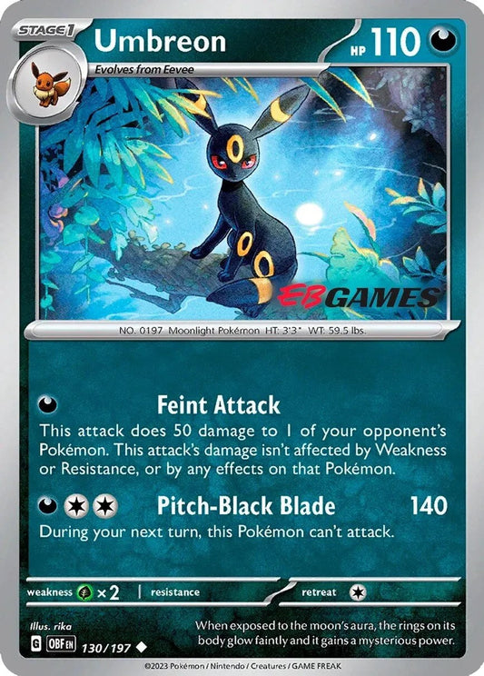 Umbreon 130/197  - Reverse Holofoil Miscellaneous Cards & Products - Promo
