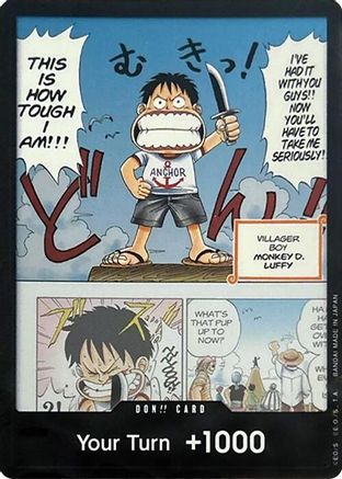 DON!! Card (Young Luffy) (Devil Fruits Collection Vol. 1) - One Piece Promotion Cards Foil