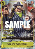 Capone"Gang"Bege (CS 2023 Top Players Pack) (OP04-100) - One Piece Promotion Cards Foil