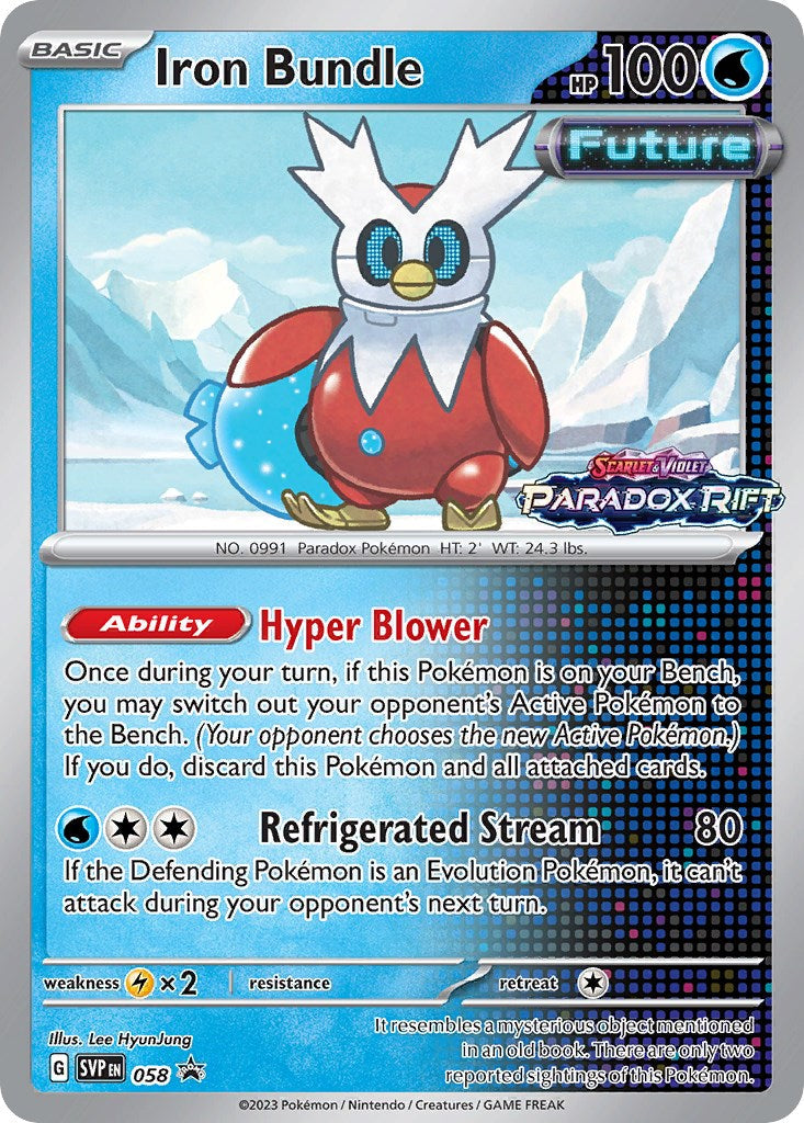 Iron Bundle 058  - Holofoil SV Scarlet & Violet Promo Cards - Promo