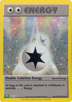 Double Colorless Energy (CLV) 032  - Holofoil Trading Card Game Classic - Classic Collection