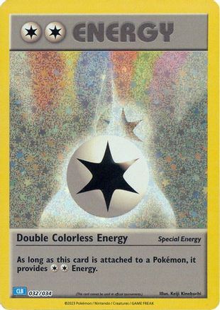 Double Colorless Energy (CLB) 032  - Holofoil Trading Card Game Classic - Classic Collection