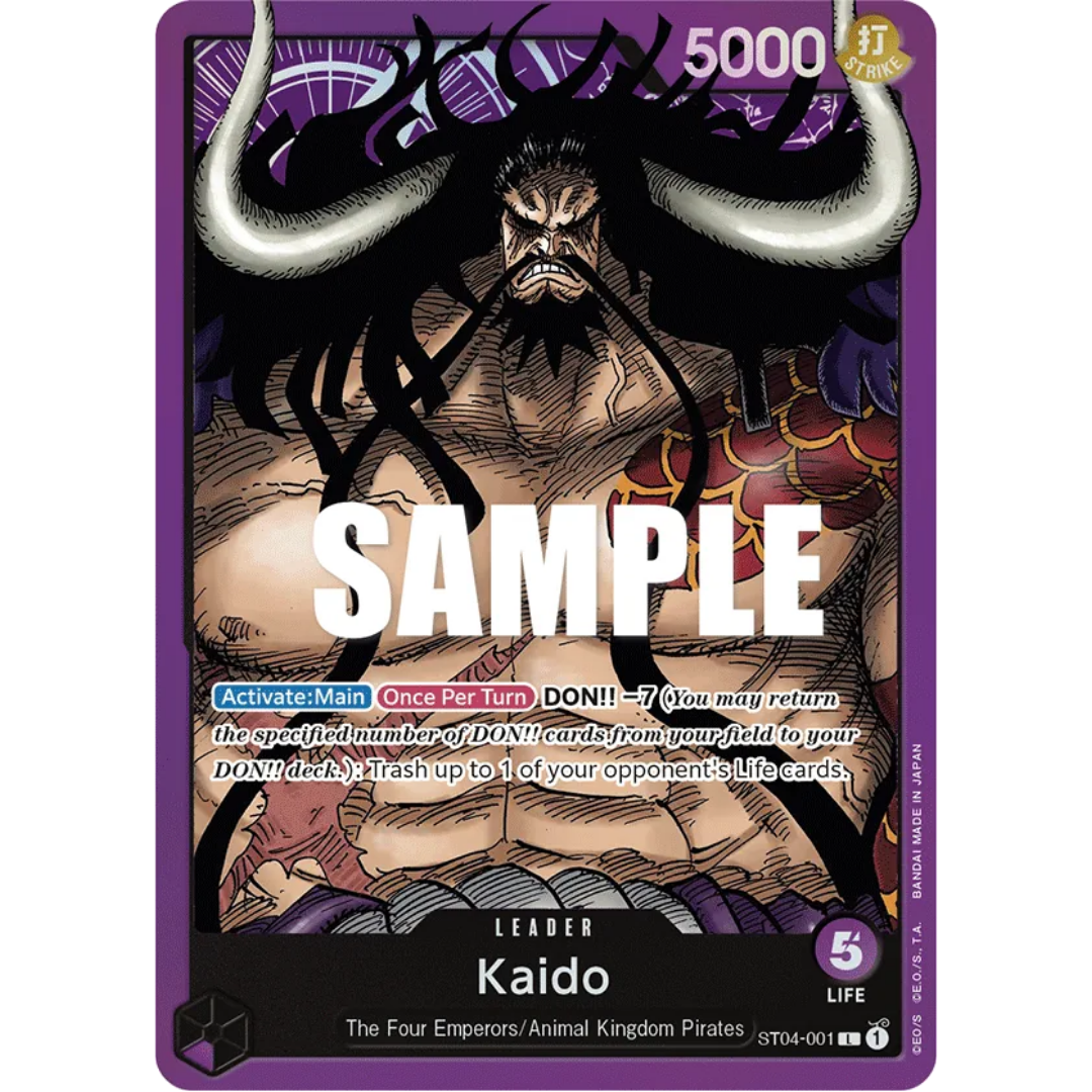 Kaido (001) (ST04-001) - Starter Deck 4: Animal Kingdom Pirates Foil