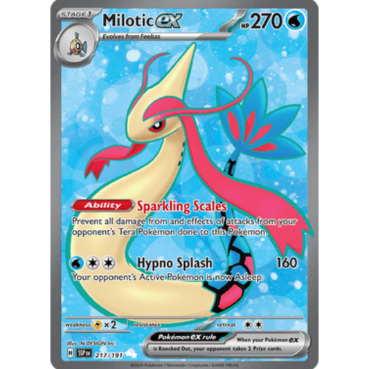 Milotic ex 217/191  - Holofoil SV08 Surging Sparks - Ultra Rare
