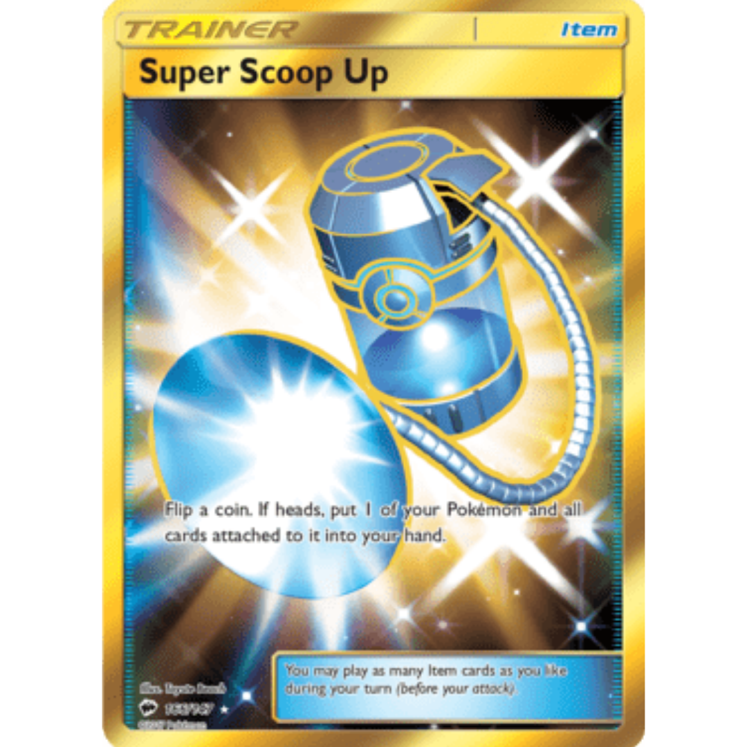 Super Scoop Up (Secret) 166  - Holofoil SM  Burning Shadows - Secret Rare