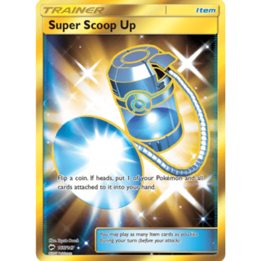 Super Scoop Up (Secret) 166  - Holofoil SM  Burning Shadows - Secret Rare