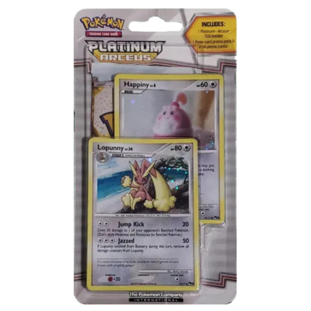 Arceus Blister Pack (Happiny & Lopunny)