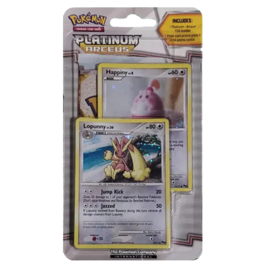 Arceus Blister Pack (Happiny & Lopunny)