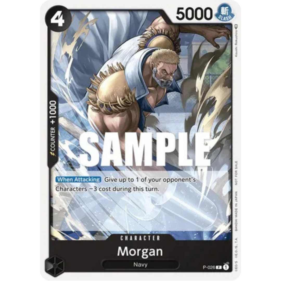 Morgan (Pirates Party Vol. 2) (P-026) - One Piece Promotion Cards