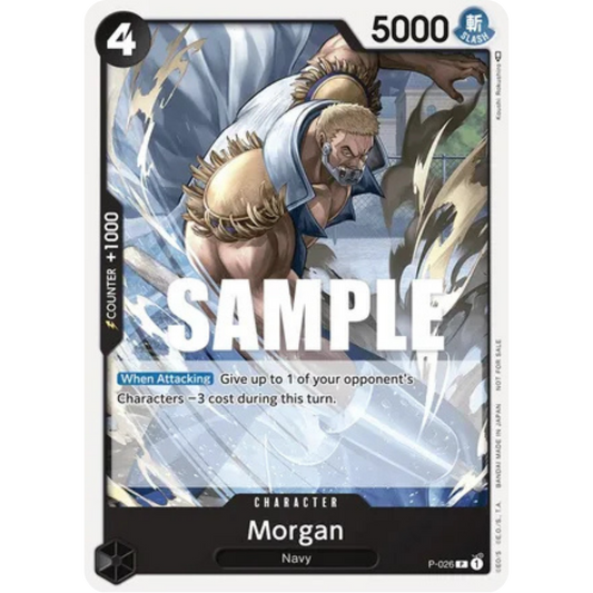 Morgan (Pirates Party Vol. 2) (P-026) - One Piece Promotion Cards