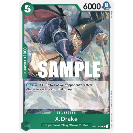 X.Drake (054) (OP01-054) - Romance Dawn Foil