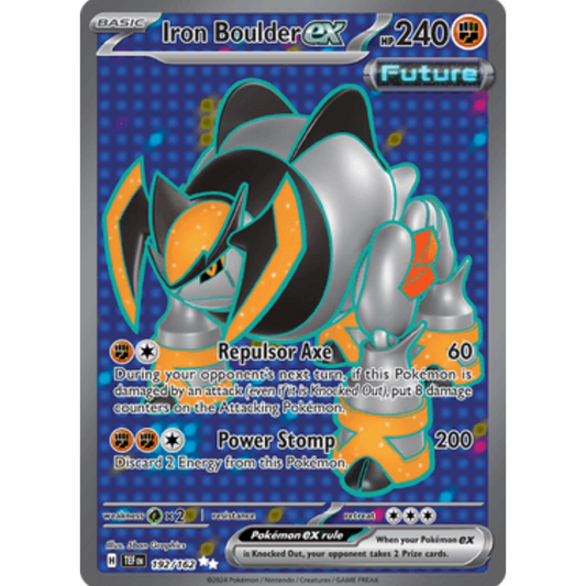 Iron Boulder ex (192/162) [Scarlet & Violet: Temporal Forces]