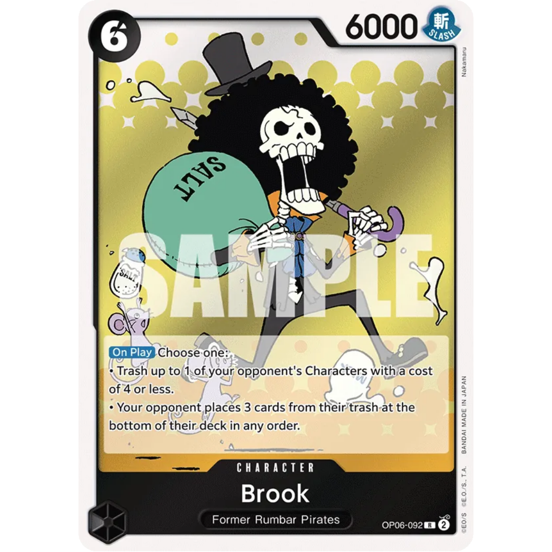 Brook (OP06-092) - Wings of the Captain Foil