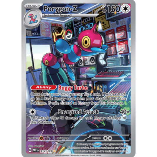 Porygon 214/182  - Holofoil SV04 Paradox Rift - Illustration Rare