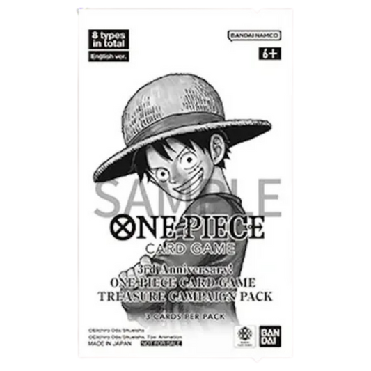 3rd Anniversary One Piece Card Game Treasure Campaign Pack