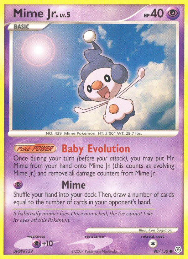 Mime Jr. 090  Diamond and Pearl - Common