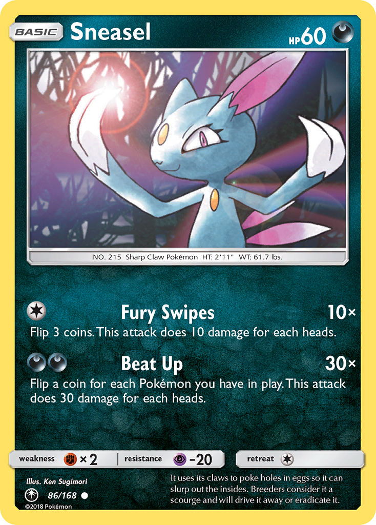 Sneasel/168  SM  Celestial Storm - Common