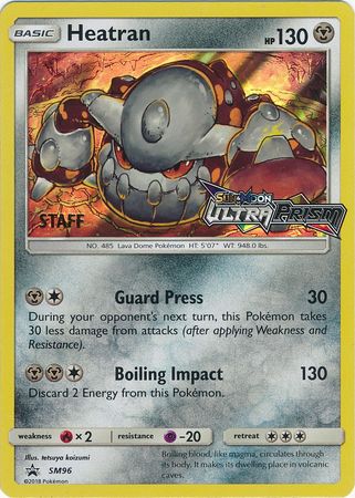 Heatran - SM96 (Prerelease) [Staff]  - Holofoil SM Promos - Promo