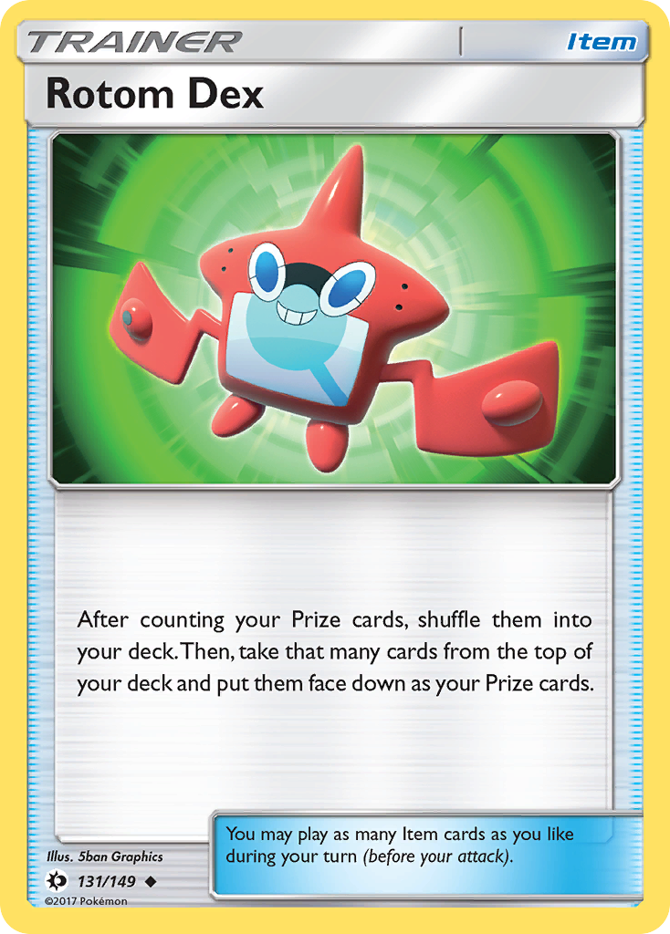 Rotom Dex 131  SM Base Set - Uncommon