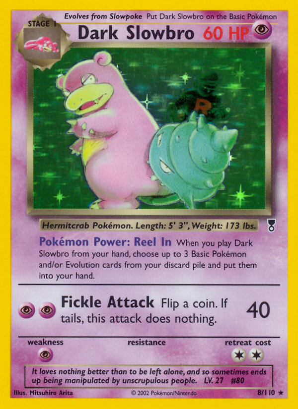 Dark Slowbro  - Holofoil Legendary Collection - Holo Rare