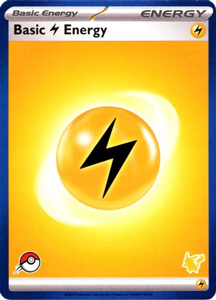 Basic Lightning Energy (Blue Border)  My First Battle - Unconfirmed