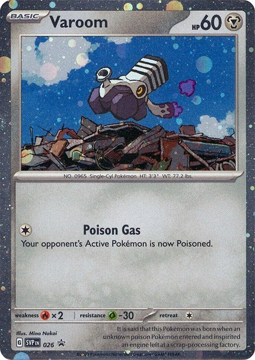 Varoom 026  - Holofoil SV Scarlet & Violet Promo Cards - Promo