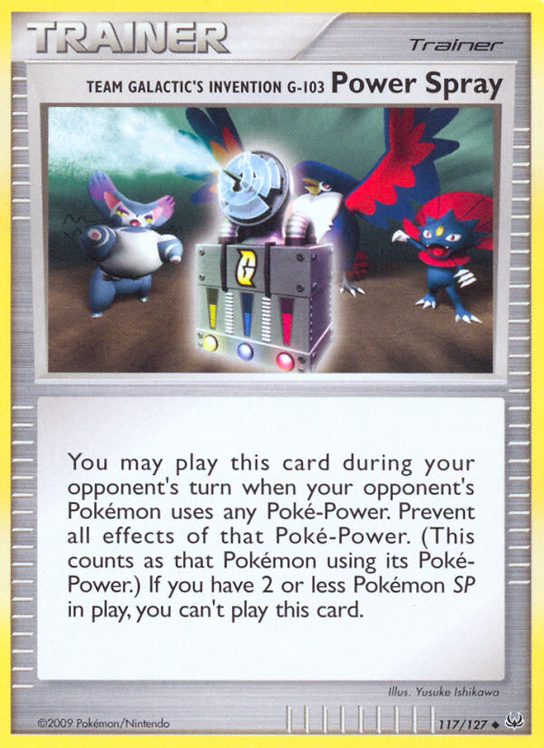 Team Galactic's Invention G-103 Power Spray 117  Platinum - Uncommon