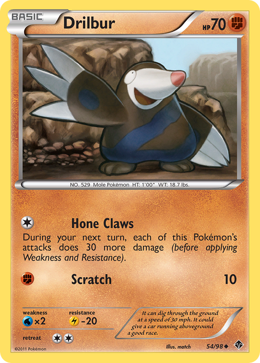 Drilbur (54)  Emerging Powers - Uncommon