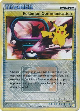 Pokemon Communication - 98/123 (League Promo)/129  - Reverse Holofoil League & Championship Cards - Promo