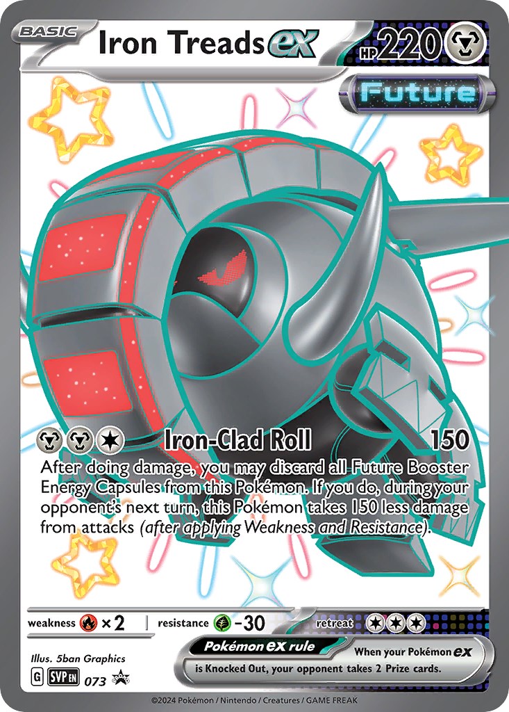 Iron Treads ex 073  - Holofoil SV Scarlet & Violet Promo Cards - Promo