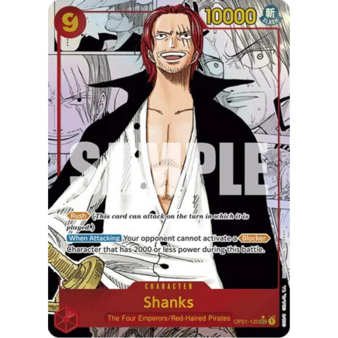 Shanks (Manga) (OP01-120) - Premium Booster -The Best- Foil